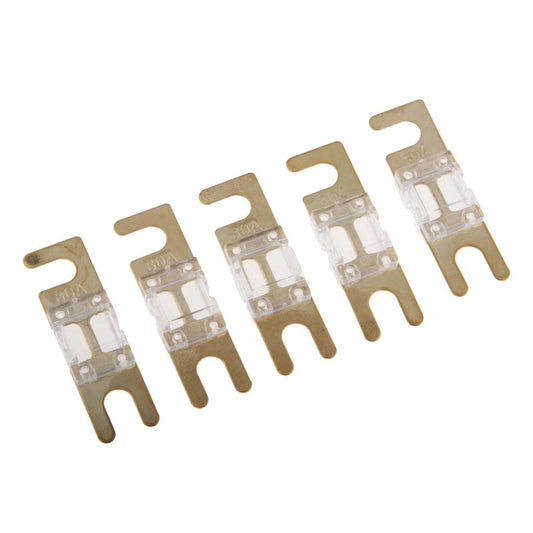 5Pcs Mini Small Car Truck Fuse Kit Auto Blade Fuse Plug In Fork Fuse 80A	