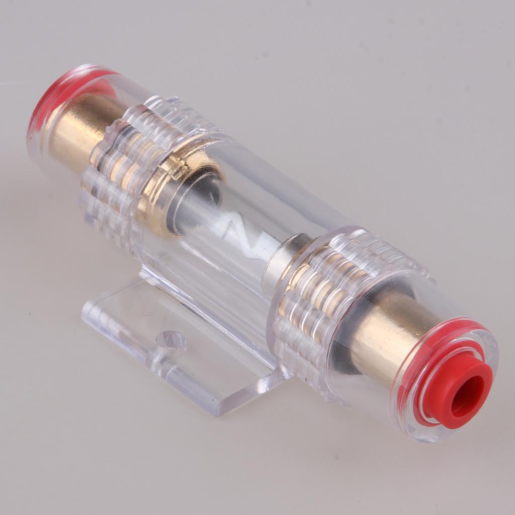 Glass Tube Fuse Holder Adapter with Fast Blow Tube Fuse for Car Truck 60A