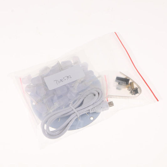 Light Cube 51 single chip DIY: Touch Key Full Color LED Aurora tower Kit