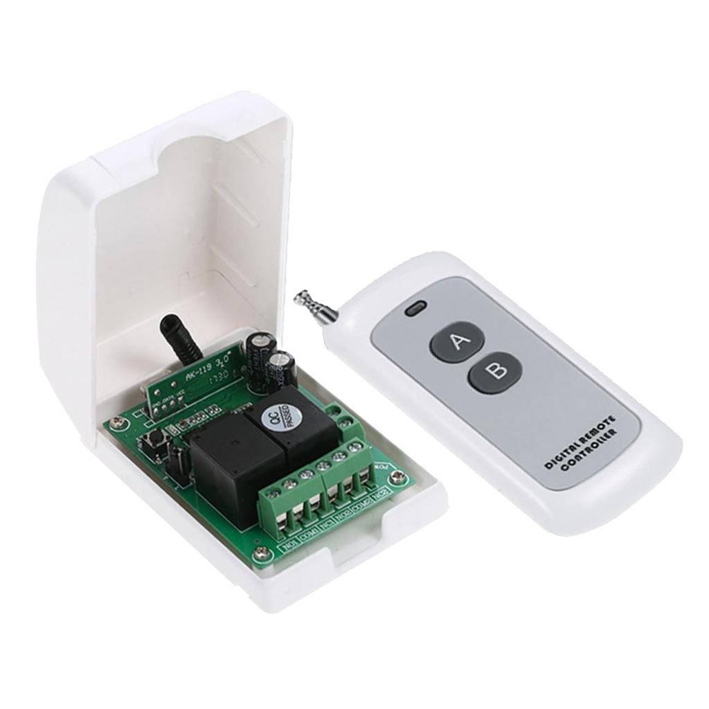 DC12V 2-way Switch with Ultra-Thin 1000m Remote Control Lighting Controller