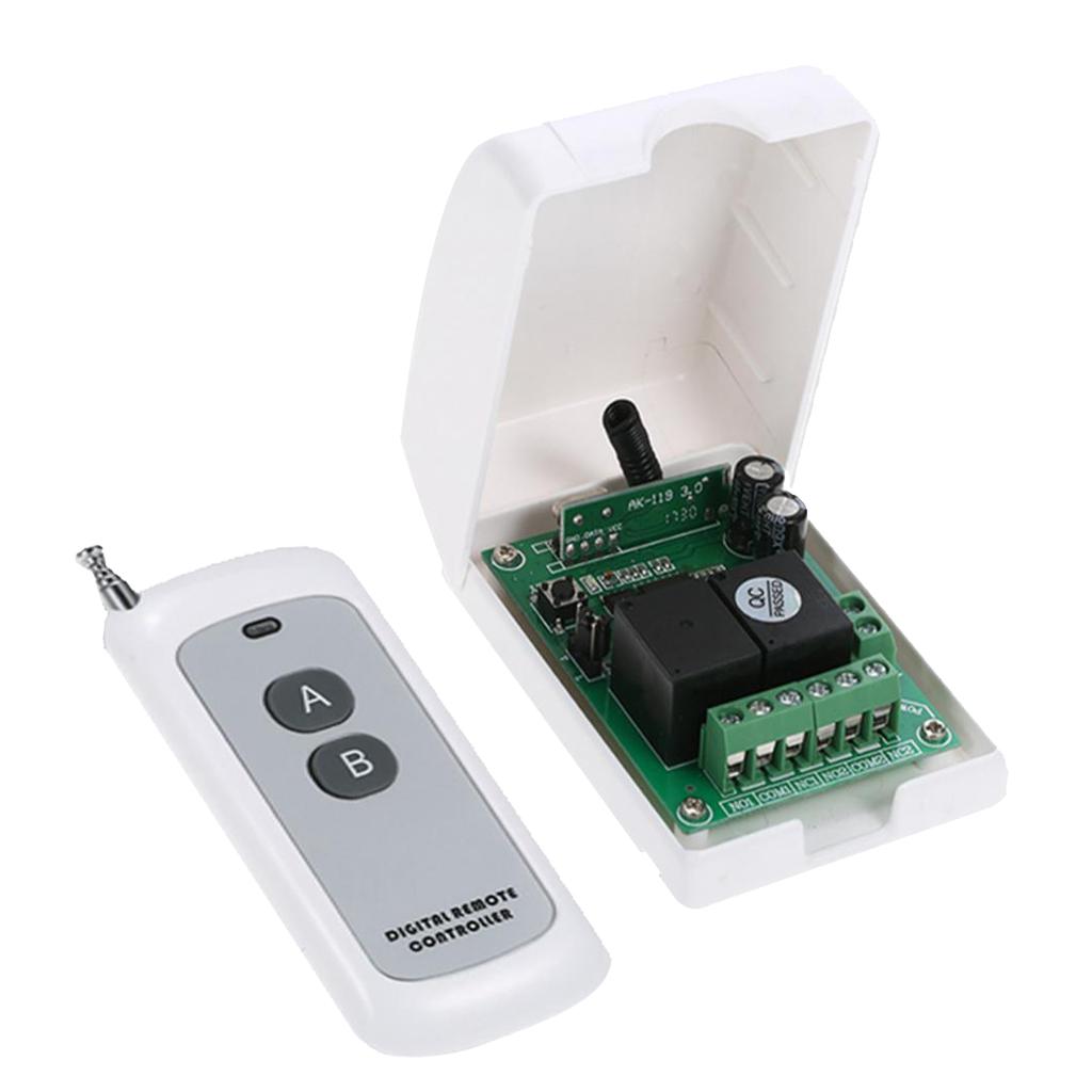 DC12V 2-way Switch with Ultra-Thin 1000m Remote Control Lighting Controller