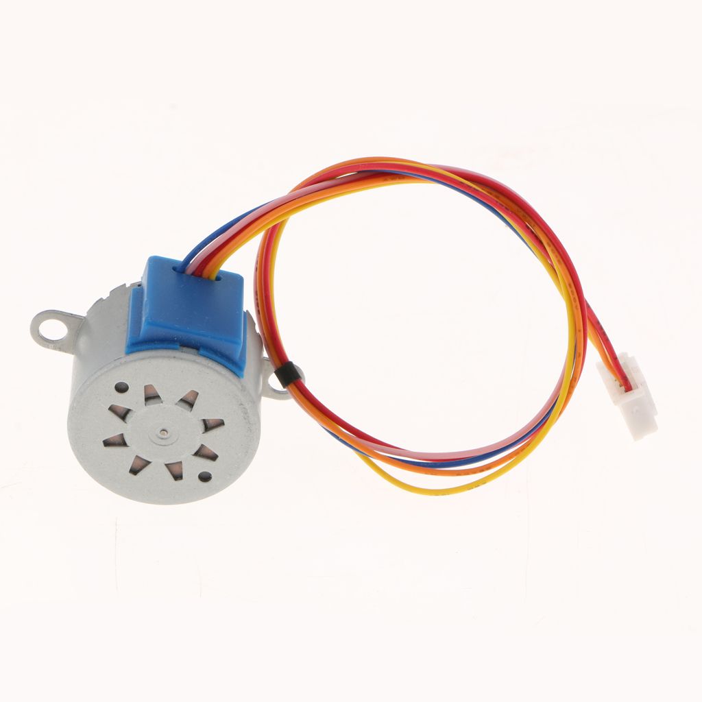 DC 12V 4 Phase 5 Wires Step Motor Valve Gear Stepper Motor,Diameter: 27mm Cable Length: 23cm