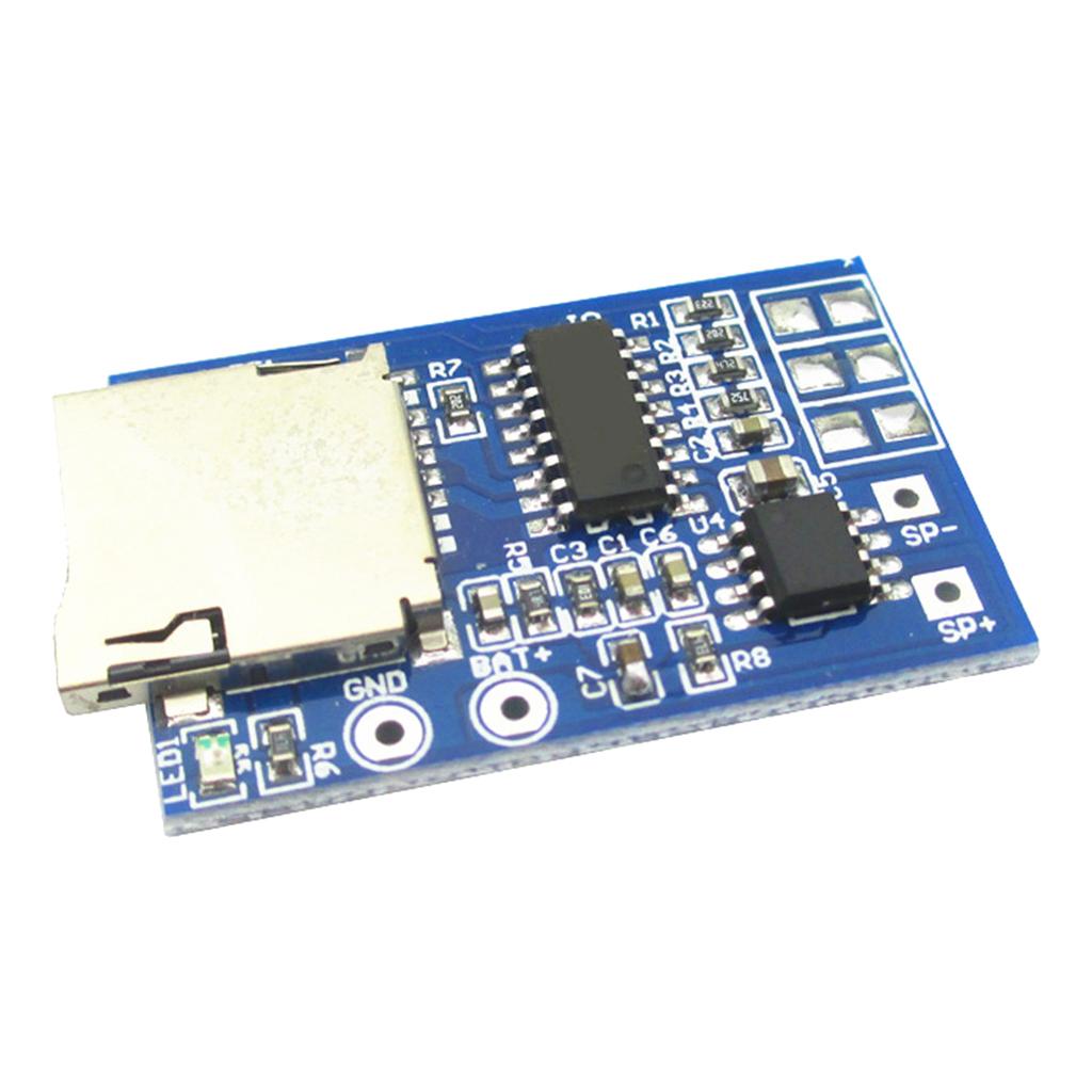 TF Card MP3 Decoding Module 3.7-5V Power 2W Mixed Mono Memory Player Module