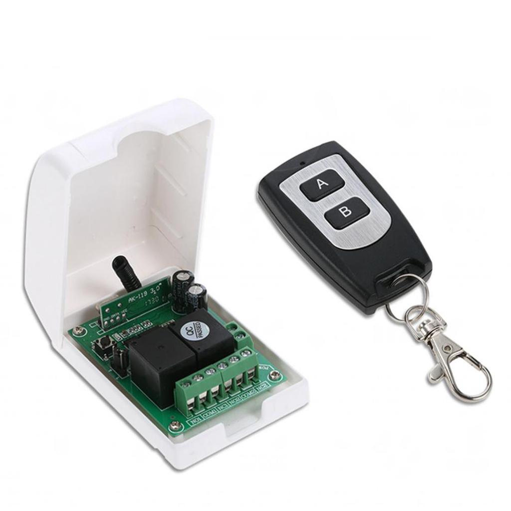 DC 12V Relay Wireless RF Remote Control Switch Transmitter with Receiver