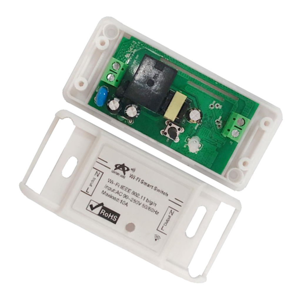  1CH Smart WiFi Wireless Switch Module Monitor For Android APP Ctrl 2.4 G
