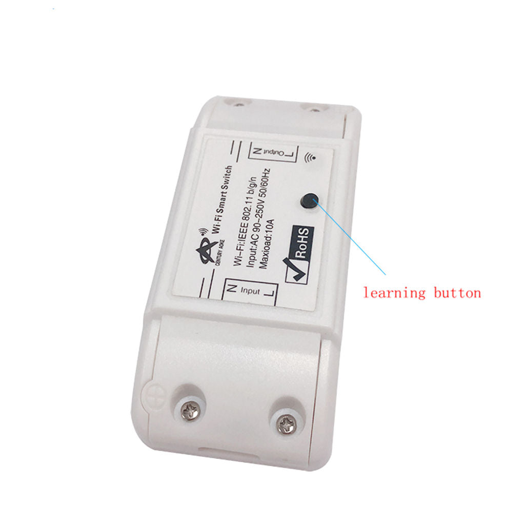  1CH Smart WiFi Wireless Switch Module Monitor For Android APP Ctrl 2.4 G