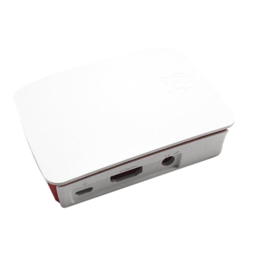 Case Housing Shell Enclosure for the Raspberry Pi 3 Model B White and Red