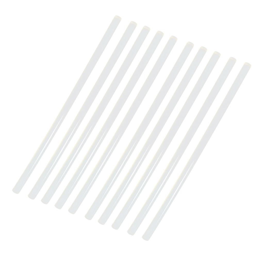 Hot Melt Adhesive Translucent 7MM Diameter Glue Rod Length 18CM (10 Piece)