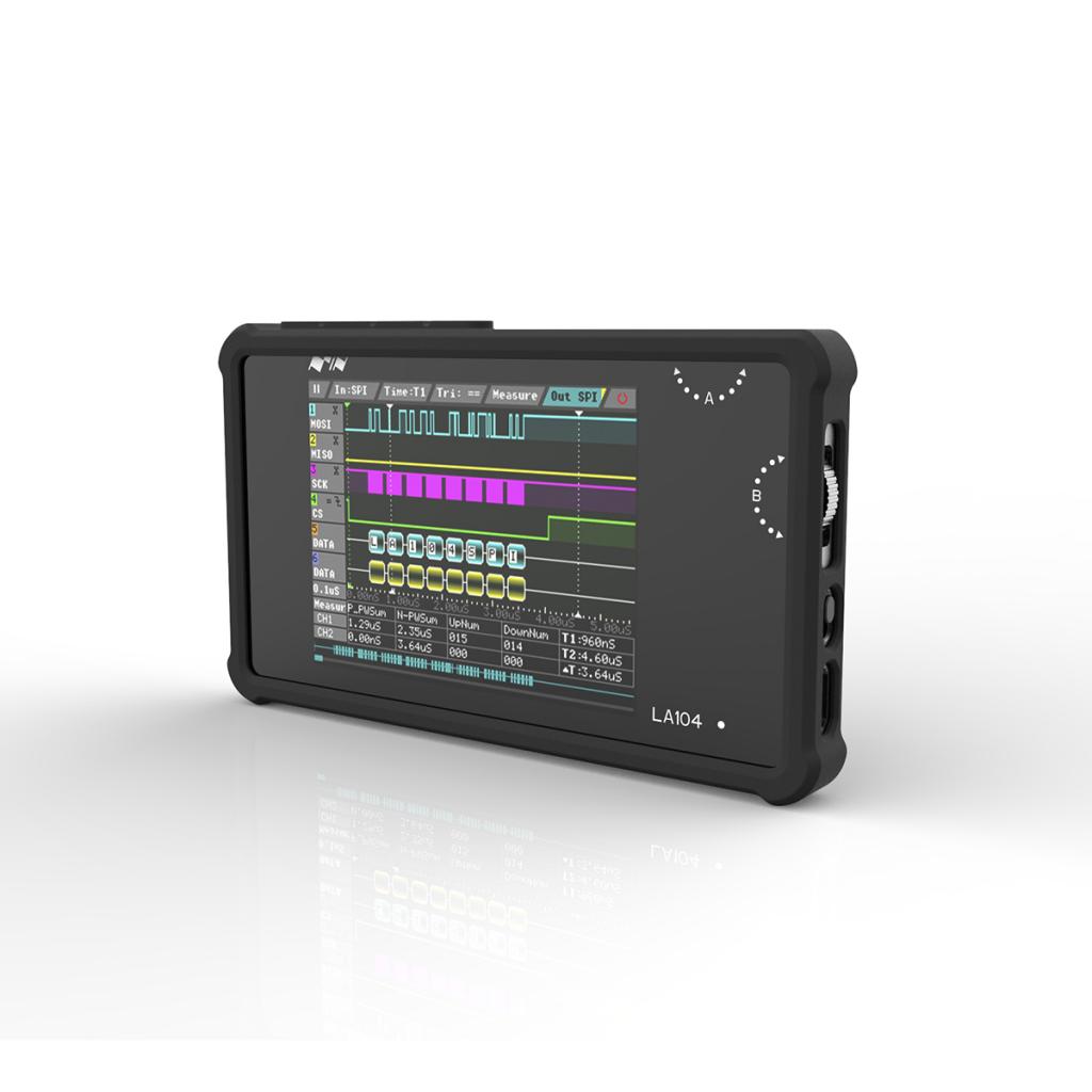 Black Silicone Protection Cover For LA104 Logical Analyzers