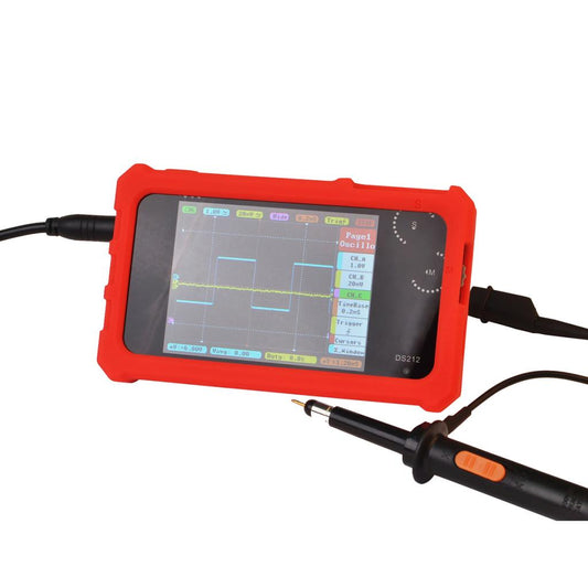 Protective Silicone Case for Mini DS212 Digital Storage Oscillocope Red