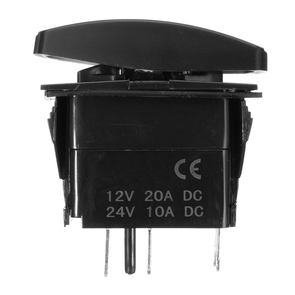 12V LED Fog Light Rocker On/Off Switch Wiring Harness 40A Relay Fuse  Red