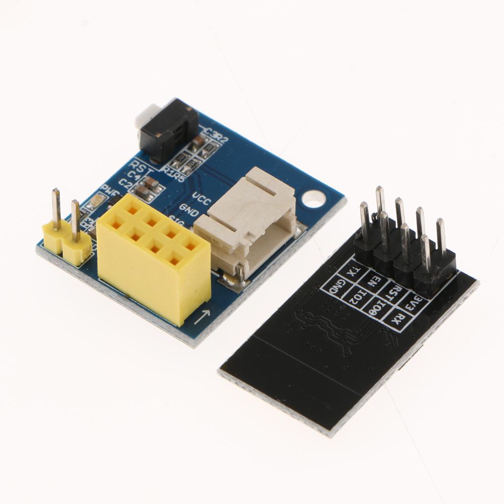 ESP8266 ESP-01 ESP-01S RGB LED Controller Adpater WIFI Module for Arduino IDE WS2812 WS2812B 16 Bits Light Ring Christmas DIY