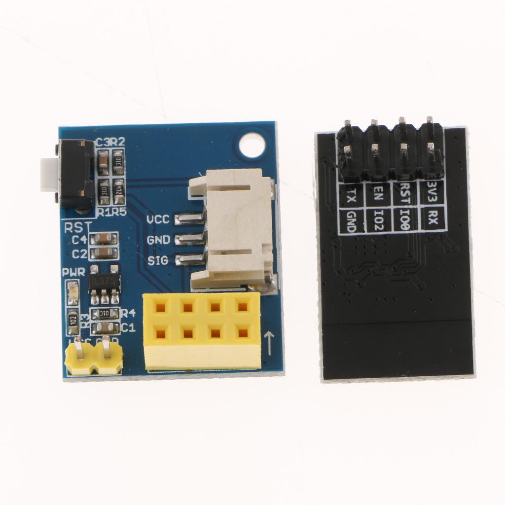 ESP8266 ESP-01 ESP-01S RGB LED Controller Adpater WIFI Module for Arduino IDE WS2812 WS2812B 16 Bits Light Ring Christmas DIY