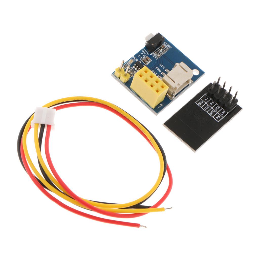 ESP8266 ESP-01 ESP-01S RGB LED Controller Adpater WIFI Module for Arduino IDE WS2812 WS2812B 16 Bits Light Ring Christmas DIY