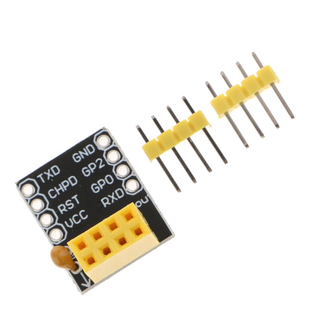 ESP8266 ESP01 ESP01S Breadboard Module,Breakout Breadboard Adapter