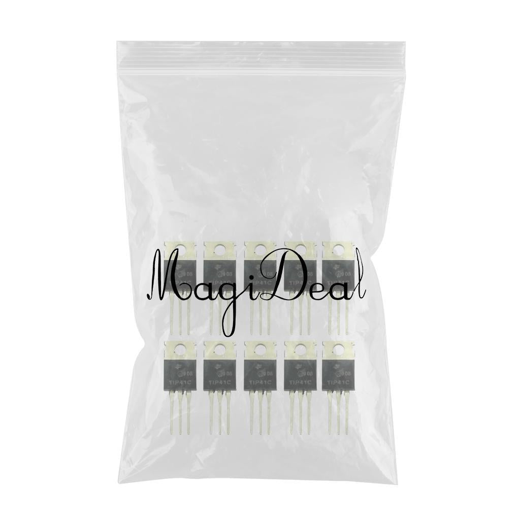 10 Pieces TIP41C Transistor Power Amplifier 100V 6A NPN Triode