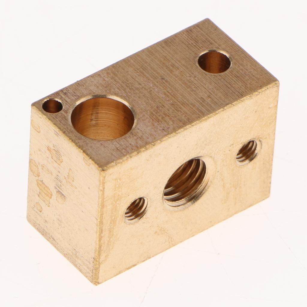 Brass Heater Block Copper Hotend V6 Nozzles Extruder 3D Printer