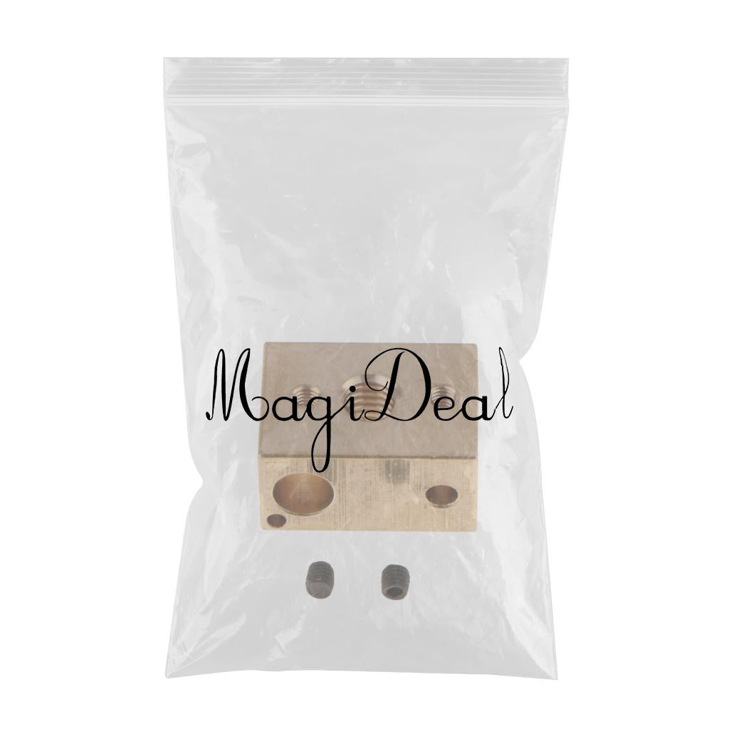 Brass Heater Block Copper Hotend V6 Nozzles Extruder 3D Printer