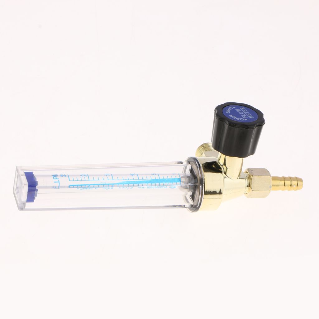 Argon and CO2 Gas Flow Meter Inlet Connection For Mig Tig Welding Gauge Pressure 0.35MPA