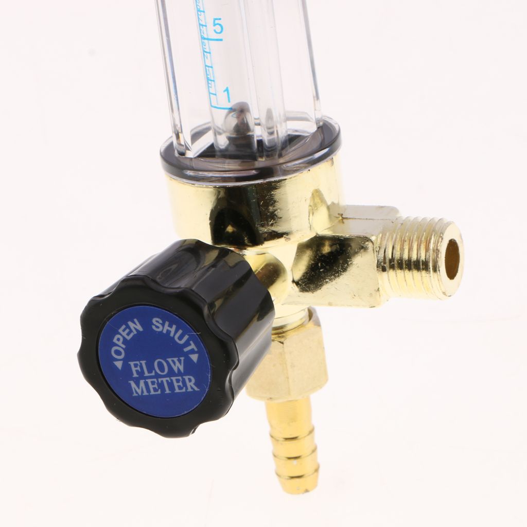 Argon and CO2 Gas Flow Meter Inlet Connection For Mig Tig Welding Gauge Pressure 0.35MPA
