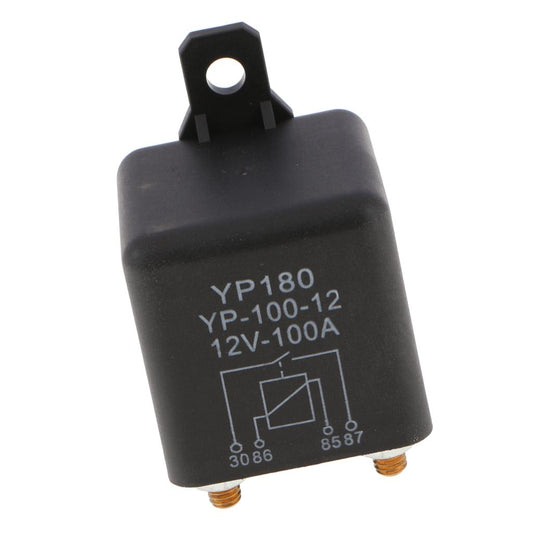 4 Pin Waterproof Automotive Car Starting Starter Relay Block Holder 12V 100A