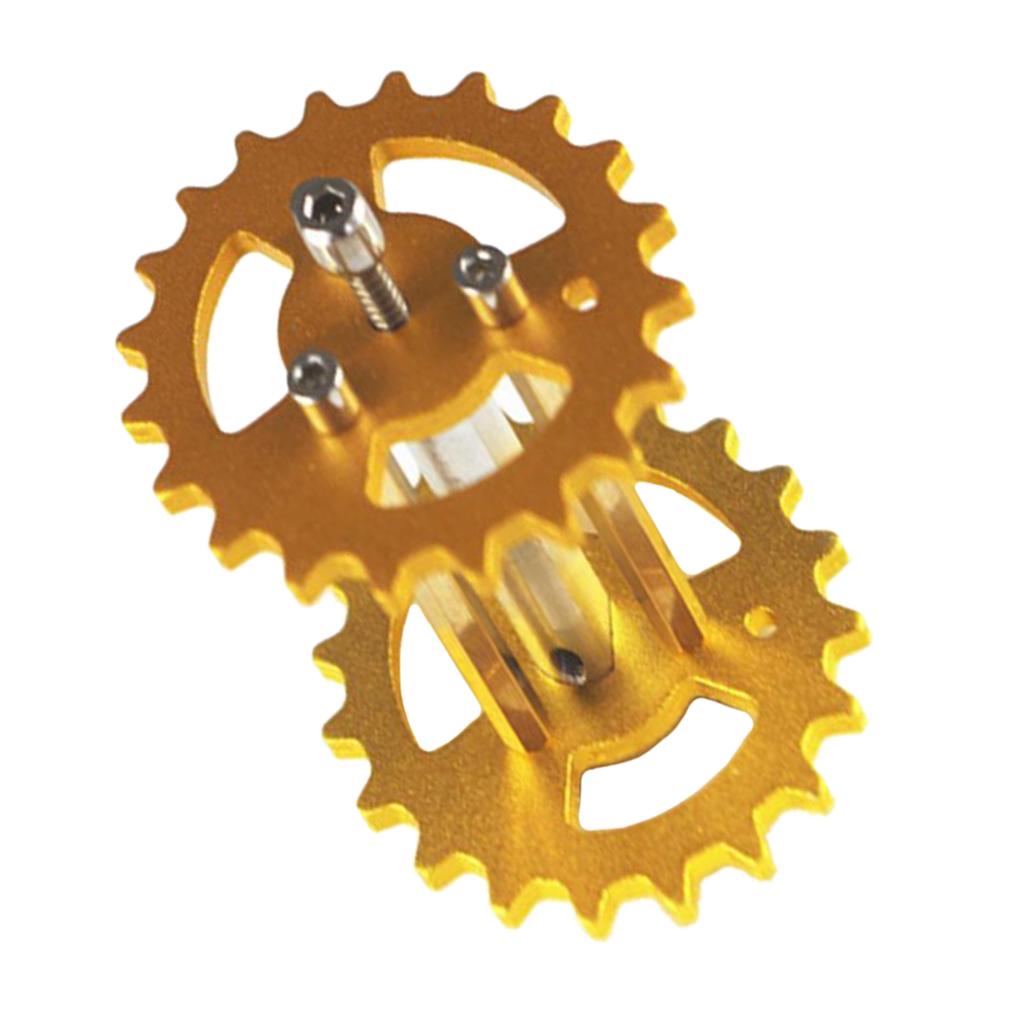 Metal Crawler Drive Driving Wheel with Coupling for Tank Car Chassis  gold