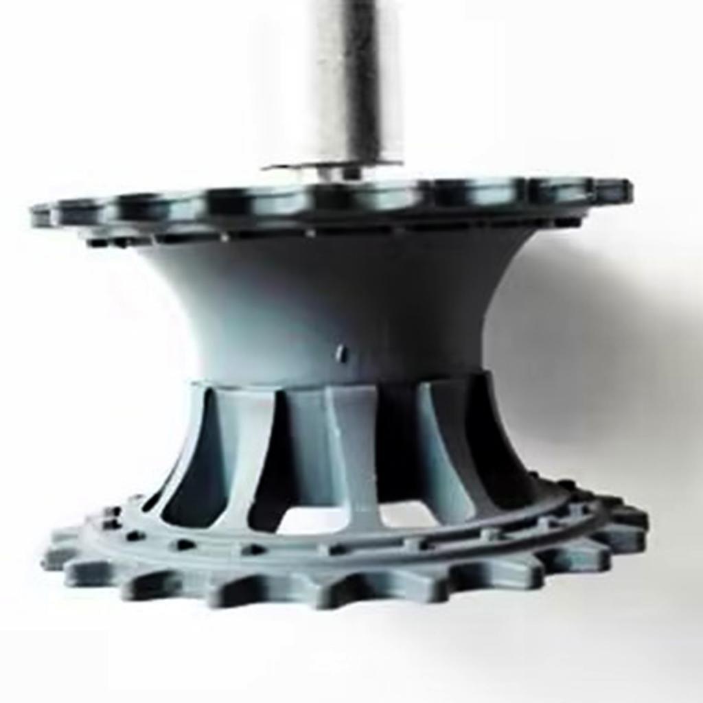 Plastic Crawler Drive Driving Wheel with Coupler for Tank Car Chassis  black