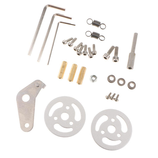 Metal Crawler Bearing Wheel with Damping Spring for Tank Car Chassis  sliver