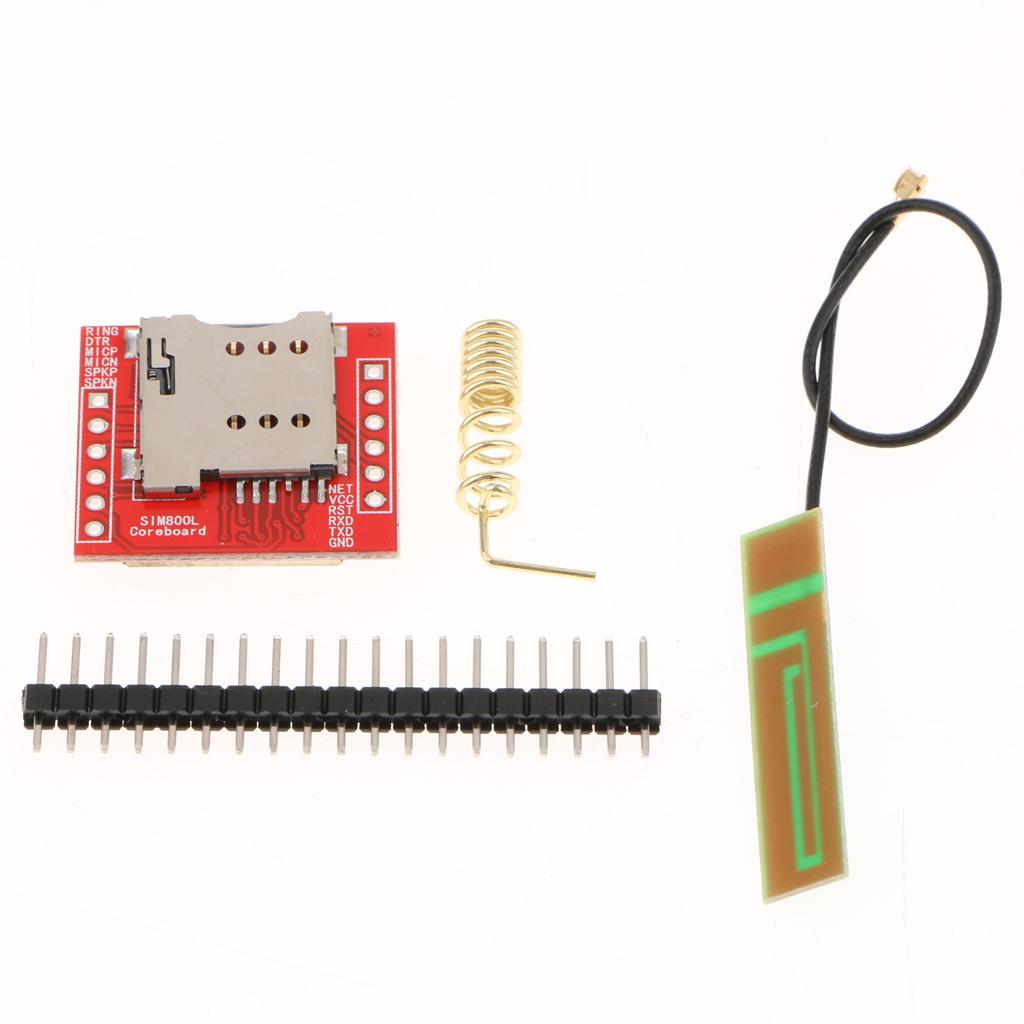 Smallest SIM800L GPRS GSM Breakout Module Quad-band 850/900/1800/1900MHz SIM Card Slot Onboard With Antenna 3.7~4.2V