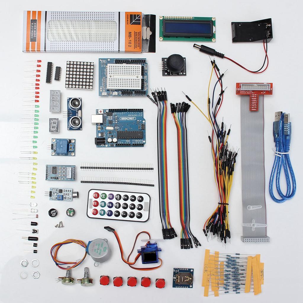 Ultimate   R3 Starter Kit for Arduino 1602 LCD SG-90 Servo Motor Relay RTC