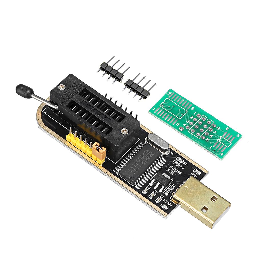 EEPROM BIOS USB Programmer CH341A + SOIC8 Clip + 1.8V Adapter+SOIC8 Adapter