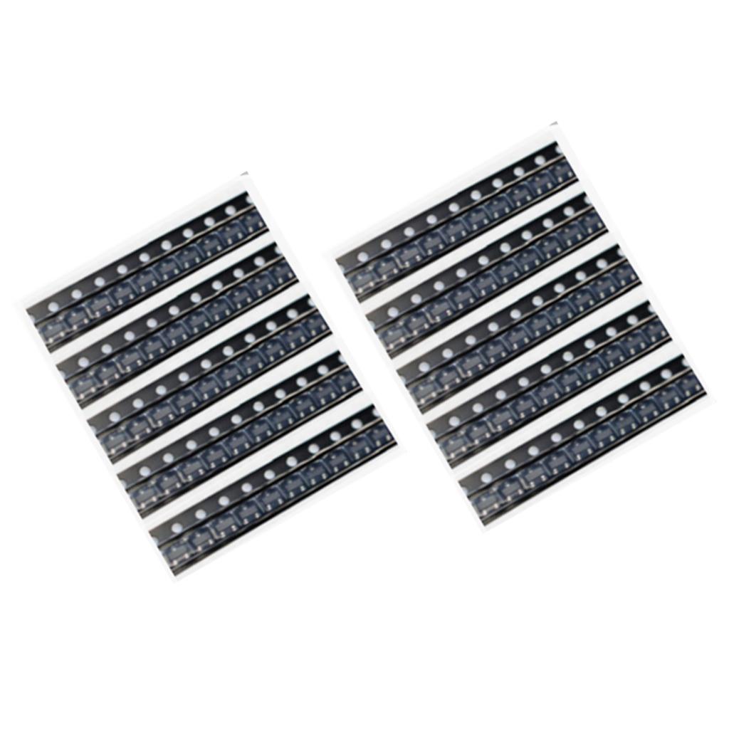 SOT-23 General Purpose 3 Terminals PNP Transistors, 100 Piece