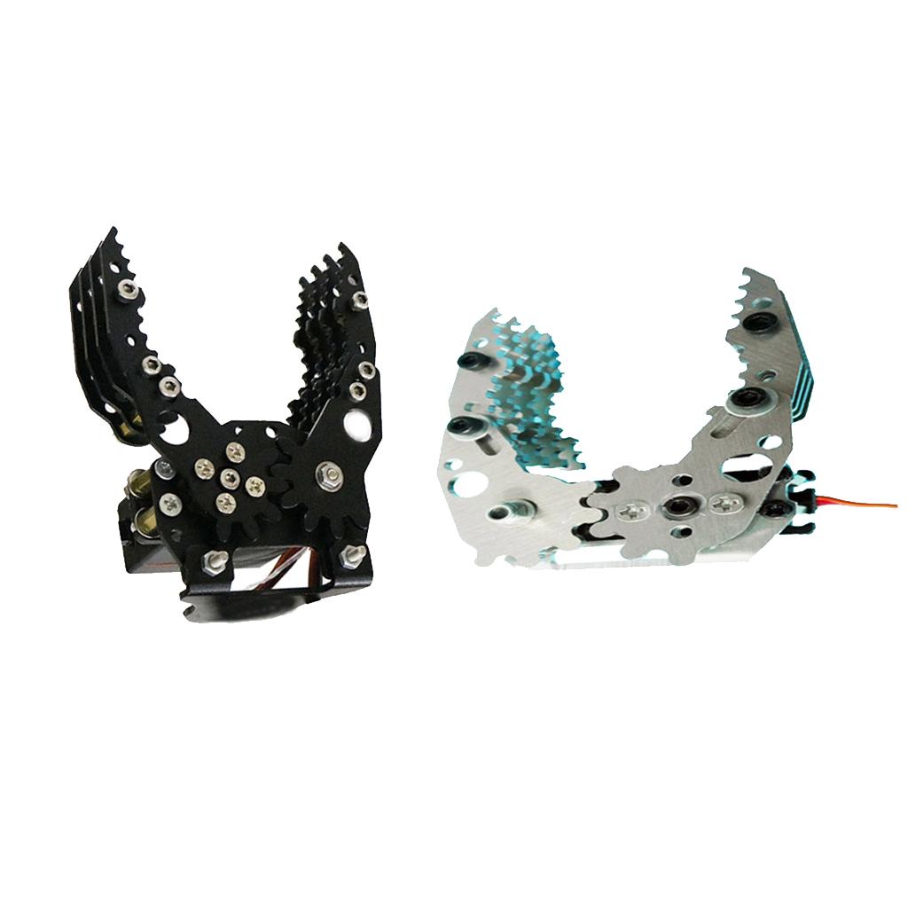 G6 DIY Metal Robotic Robot Mechanical Standard Claw Gripper Arduino black