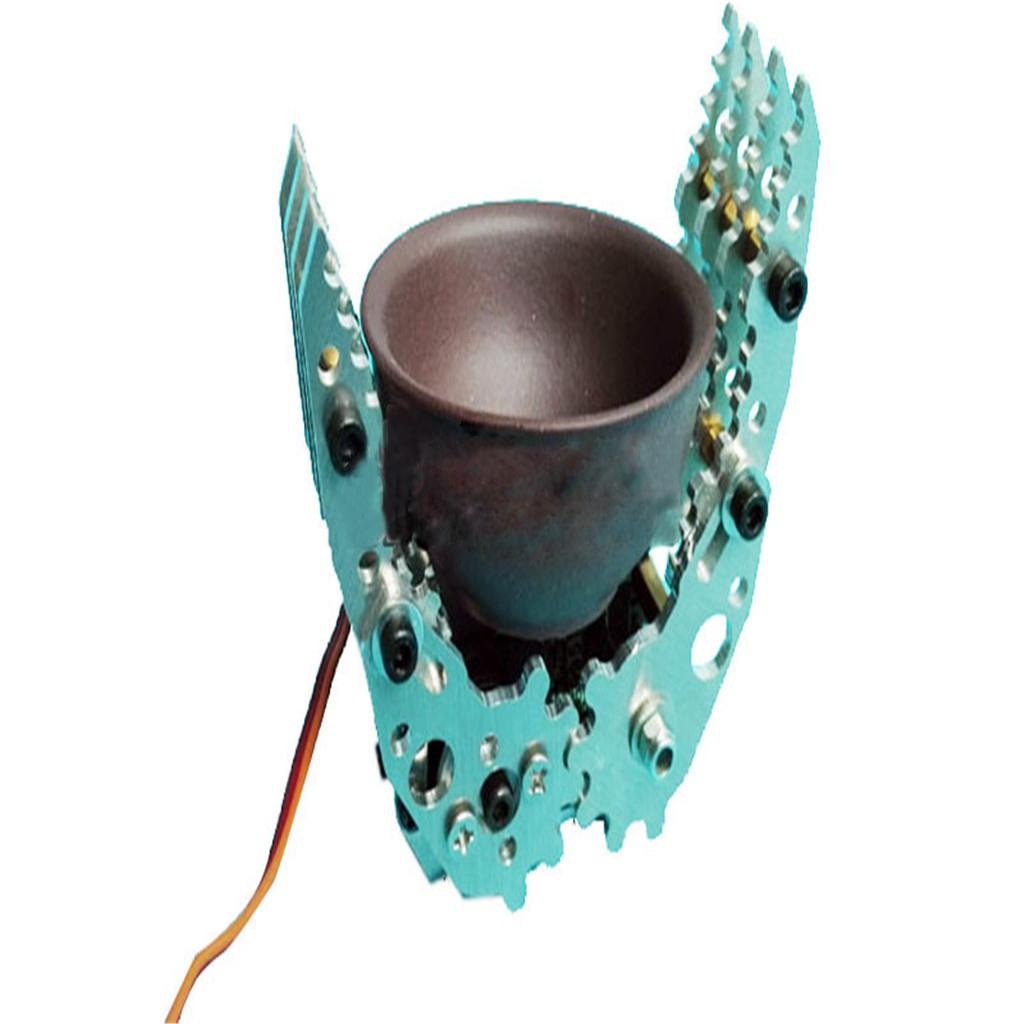 G6 DIY Metal Robotic Robot Mechanical Standard Claw Gripper Arduino silver