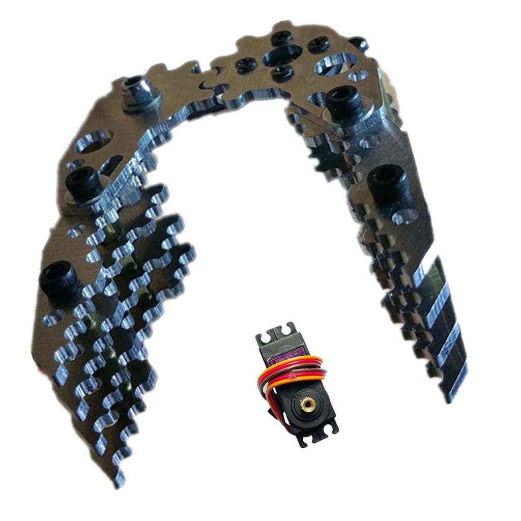 G6 DIY Metal Robotic Robot Standard Claw Gripper Kit MG-996R Servo Silver