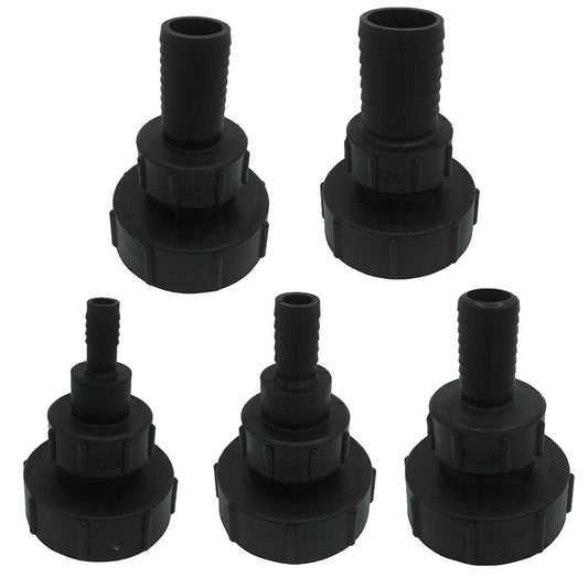 IBC Tote Tank Drain Adapter Coarse Thread 3" To Hose Connector Fitting 20mm