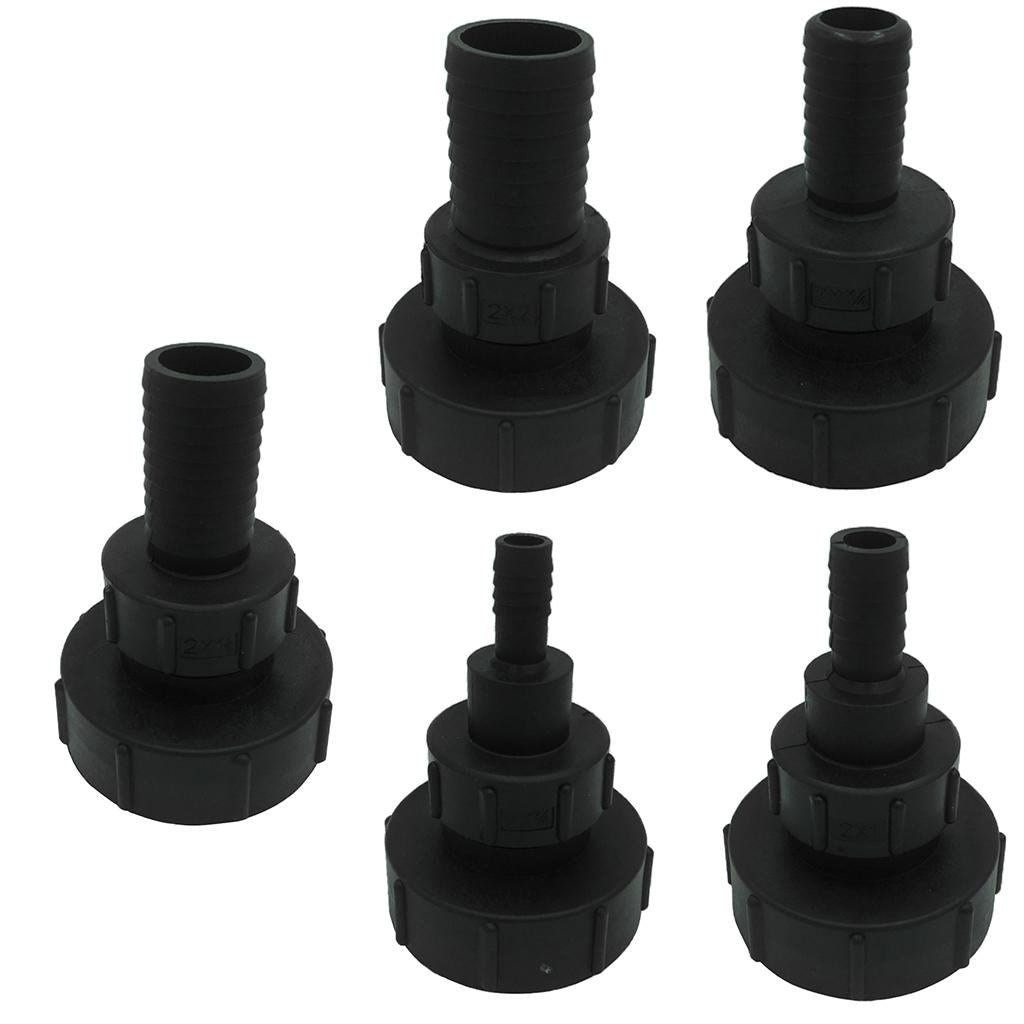 IBC Tote Tank Drain Adapter Coarse Thread 3" To Hose Connector Fitting 20mm