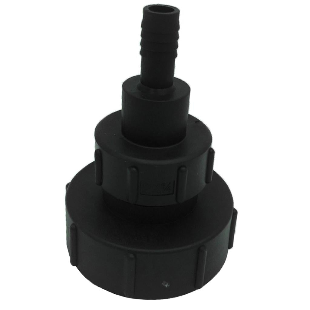 IBC Tote Tank Drain Adapter Coarse Thread 3" To Hose Connector Fitting 20mm