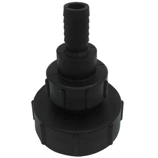 IBC Tote Tank Drain Adapter Coarse Thread 3" To Hose Connector Fitting 25mm