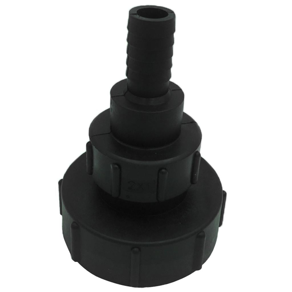 IBC Tote Tank Drain Adapter Coarse Thread 3" To Hose Connector Fitting 25mm