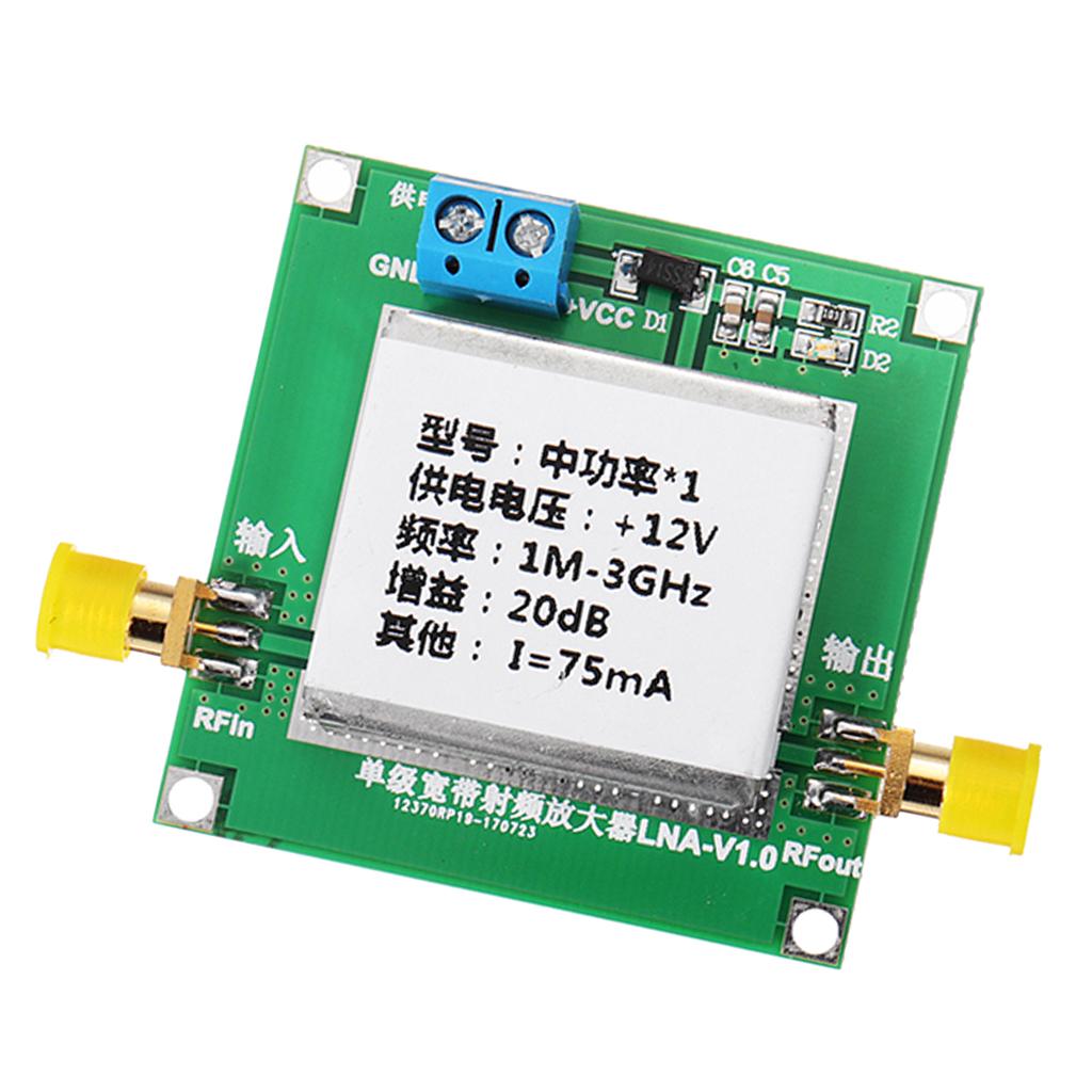 RF Broadband Amplifier Low Noise LNA  20dB