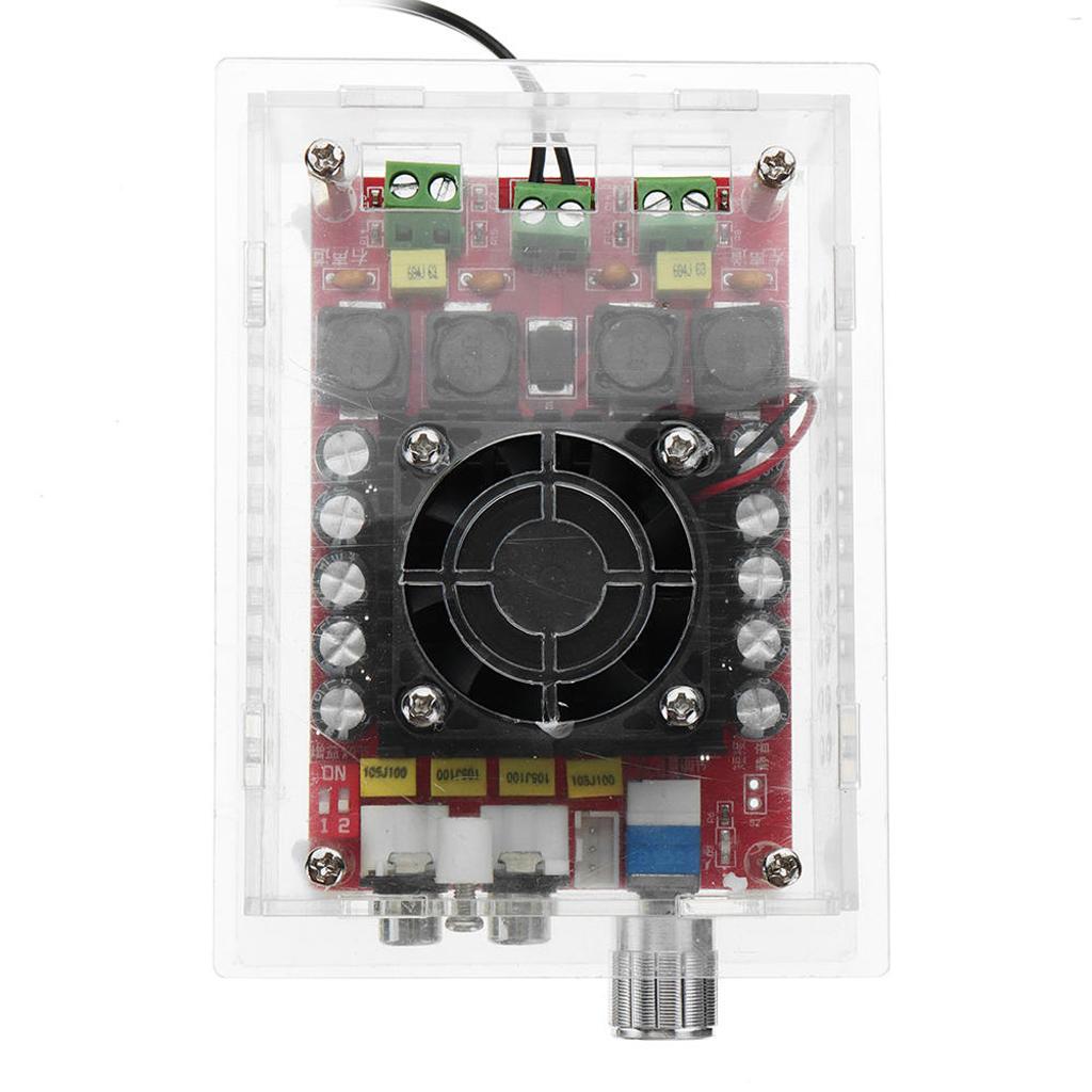 TDA7498 Class D Digital Subwoofer Amplifier Board 2x 100W + Case + Wire