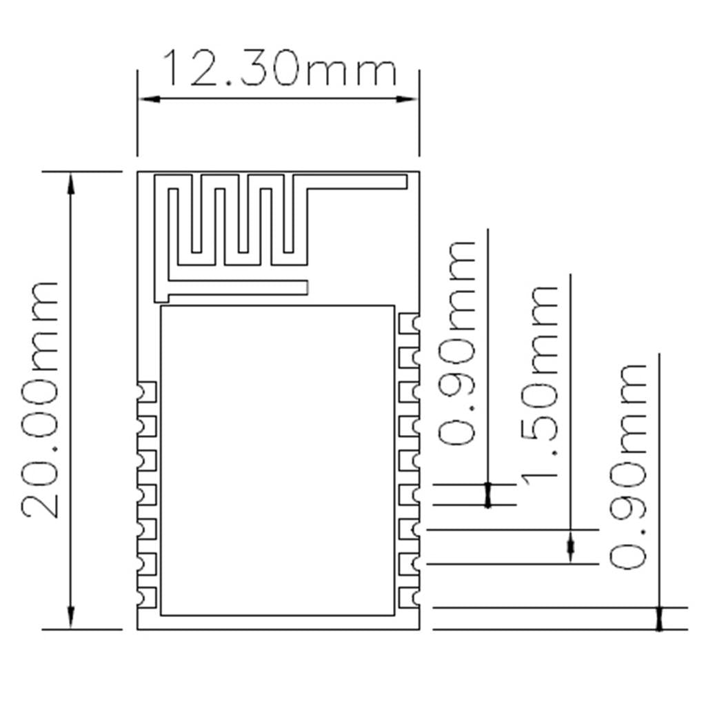 ESP-M2 ESP8285 Serial Port WiFi Module AT Firmware