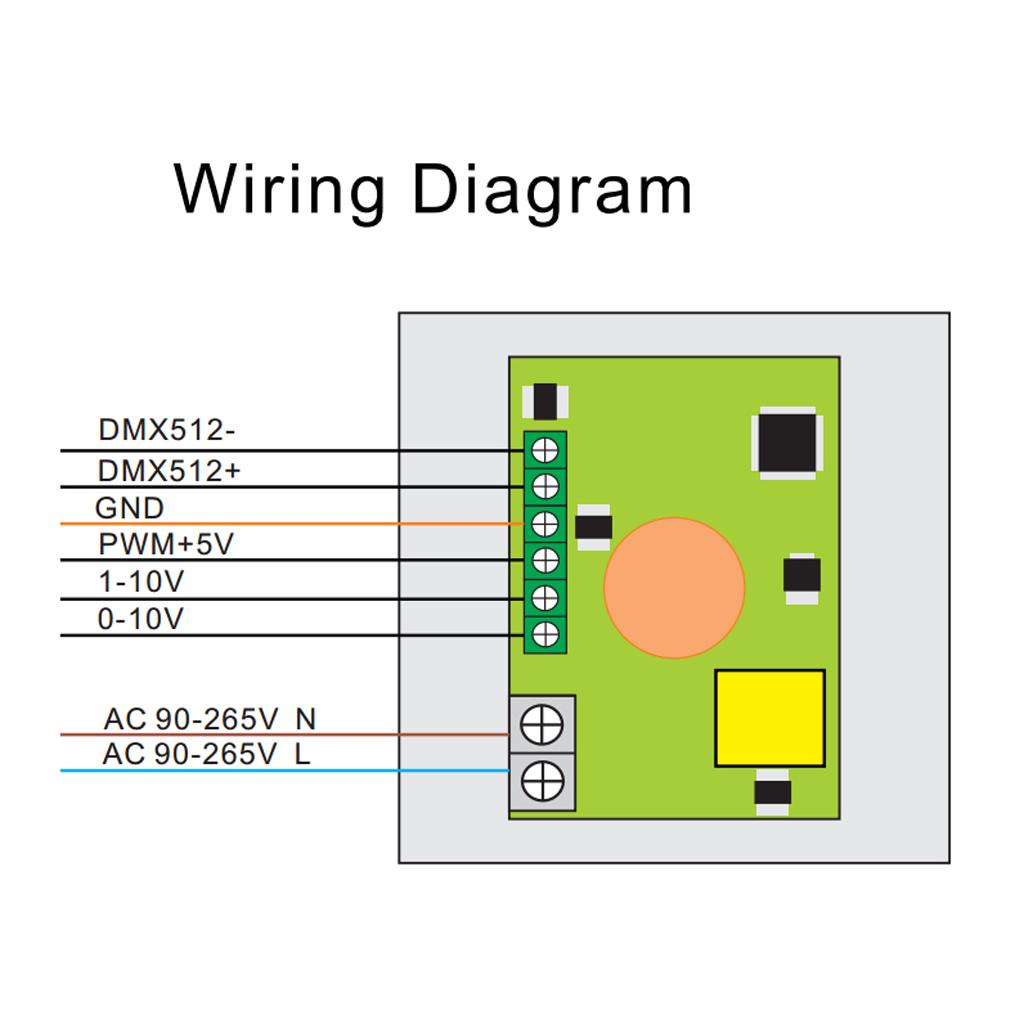 1-10V Rotary LED PWM Dimmer Dimmable Switch IR Wireless Remote Control 