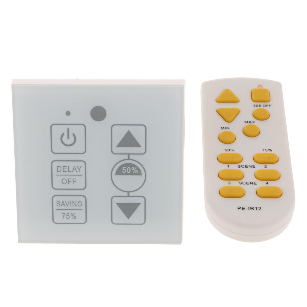 Touch LED PWM Dimmer Dimmable Switch IR Remote Control For Light Strip Bar