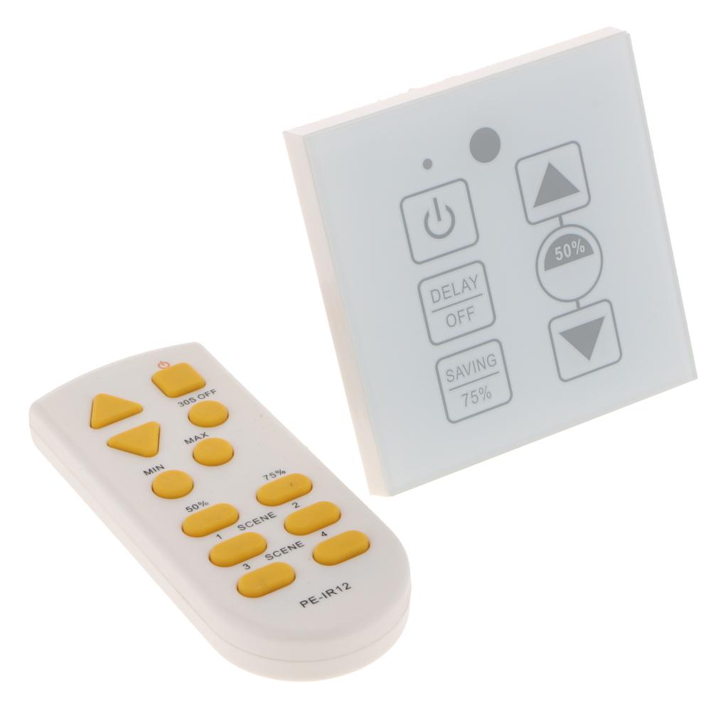 Touch LED PWM Dimmer Dimmable Switch IR Remote Control For Light Strip Bar