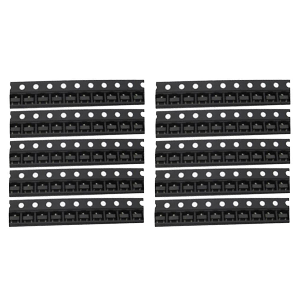 100Pcs 2N3904 SOT-23 J3Y S8050 SMD NPN Transistor MMBT3904（1AM）