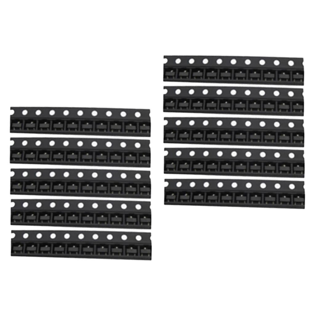 100Pcs 2N3904 SOT-23 J3Y S8050 SMD NPN Transistor MMBT3904（1AM）