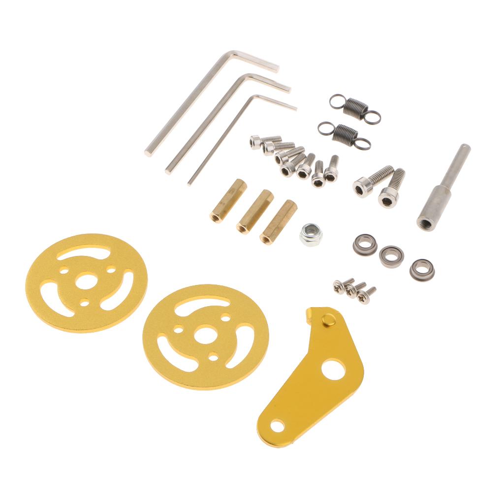 Metal Crawler Bearing Wheel with Damping Spring for Tank Car Chassis gold