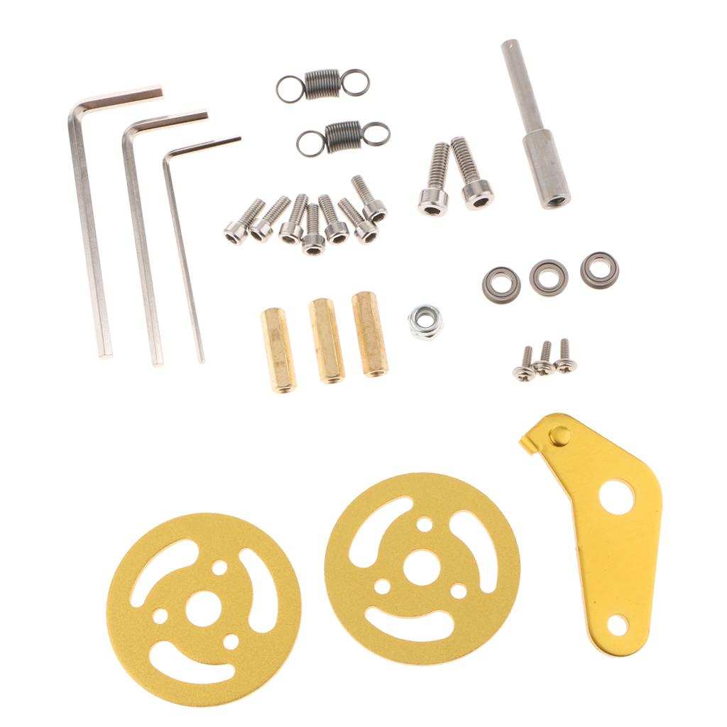 Metal Crawler Bearing Wheel with Damping Spring for Tank Car Chassis gold